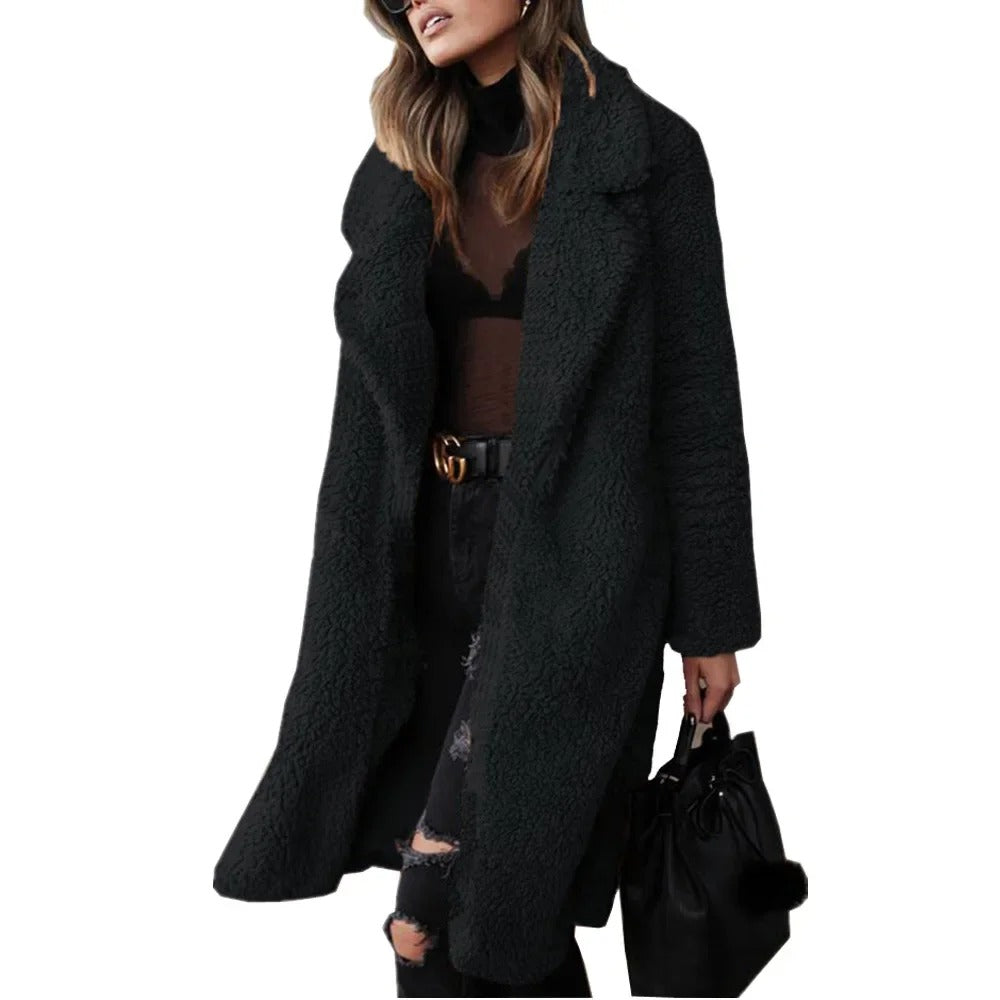 Sofia™ – Cosy teddy coat for stylish autumn days