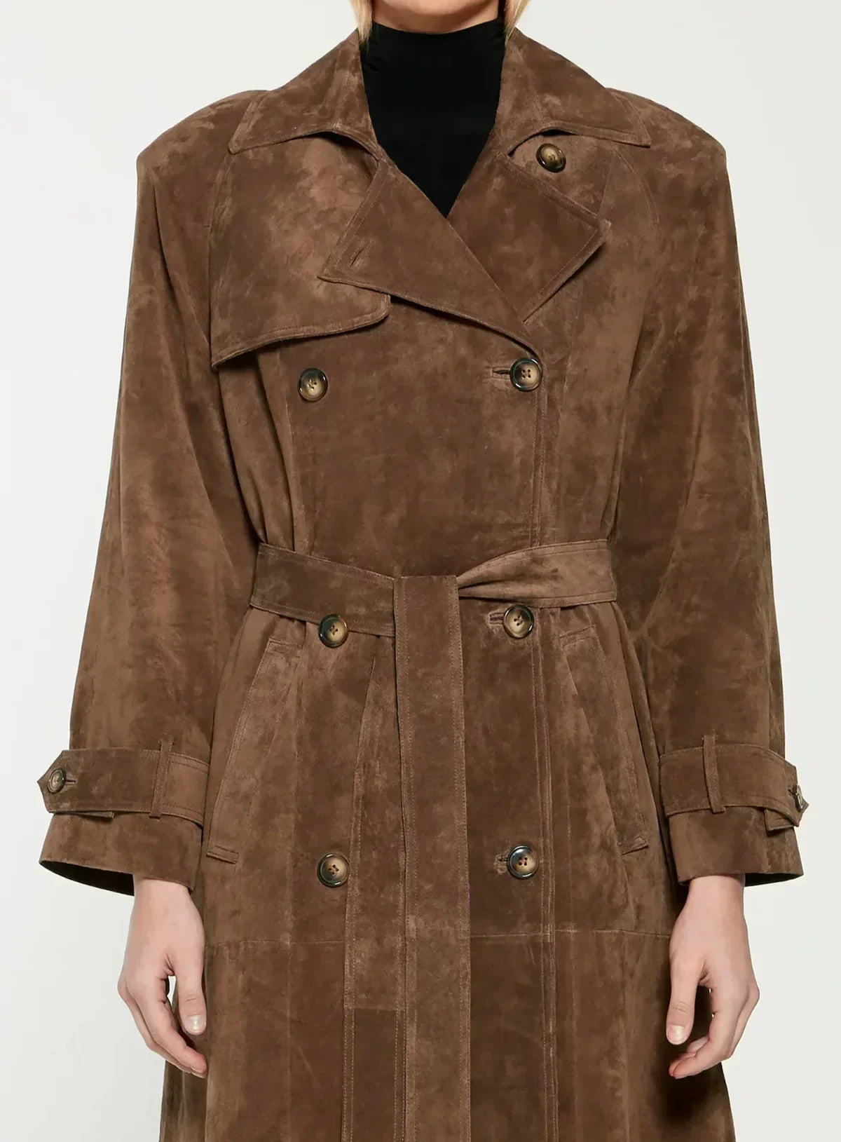 Ava | Trenchcoat in suede
