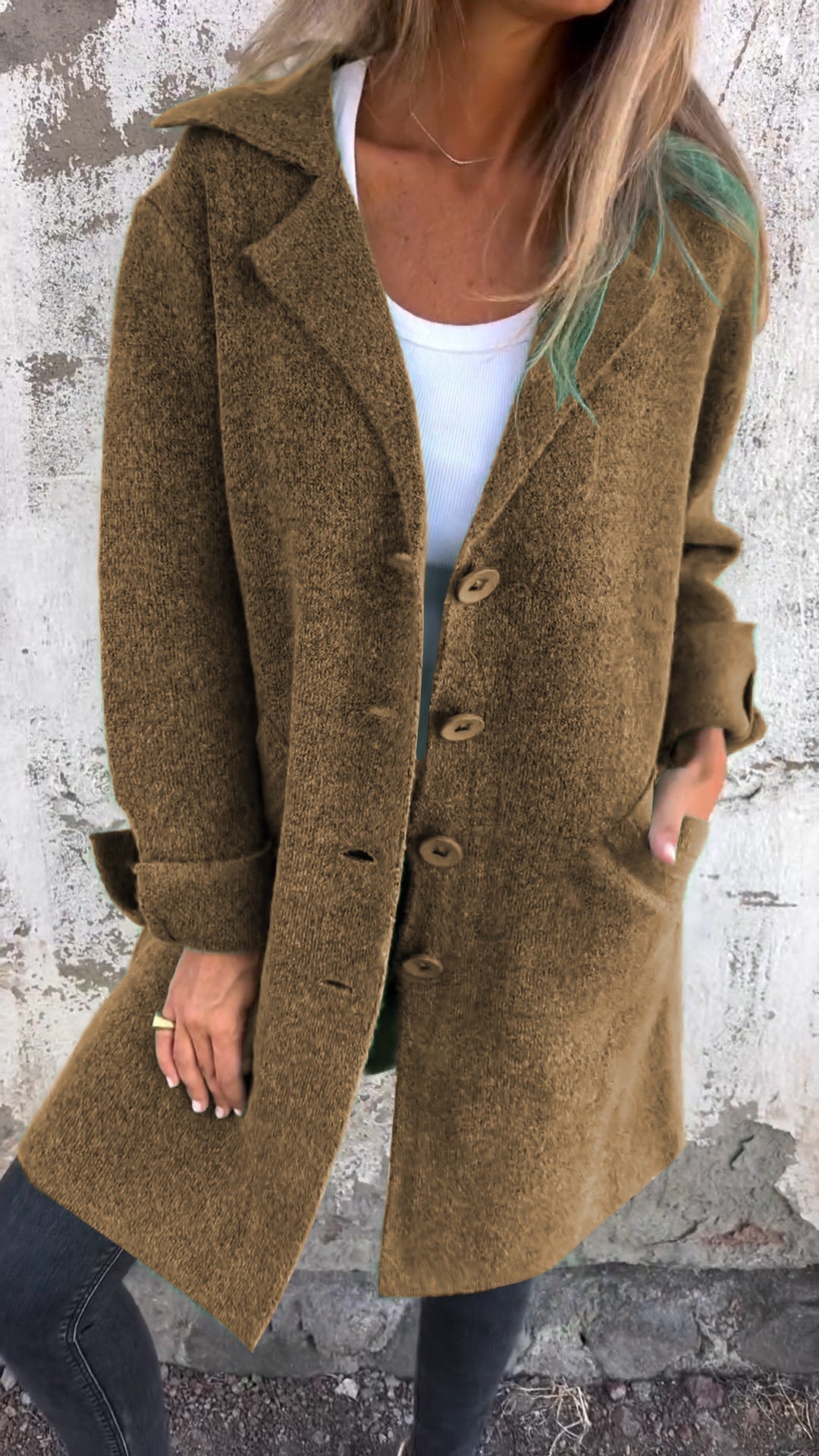 Ada - LONG KNIT COAT