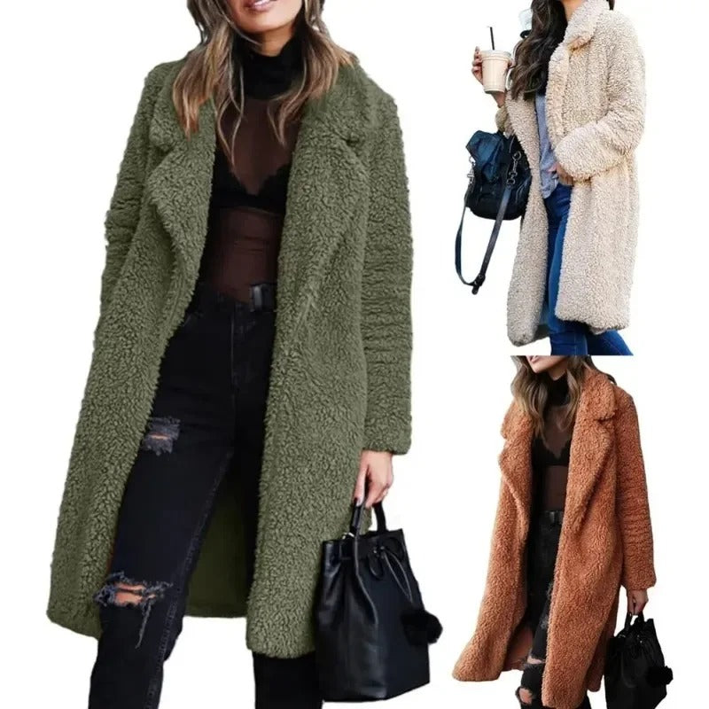 Sofia™ – Cosy teddy coat for stylish autumn days